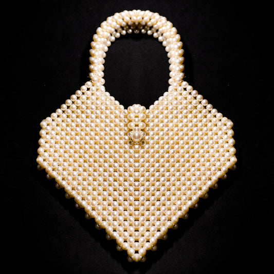 Heart Pearl Bag